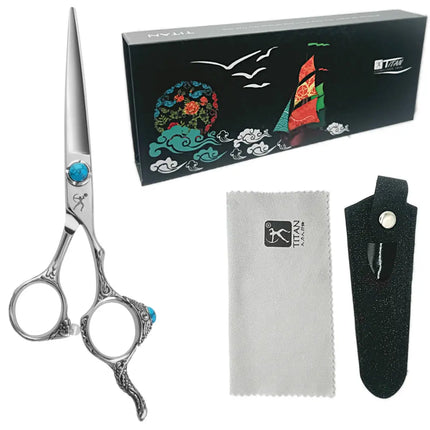 Hand Made Japan Hair Cutting Shears | 6" Dragon Series | Professional Scissors | VG10 - BUYBARBER.COM