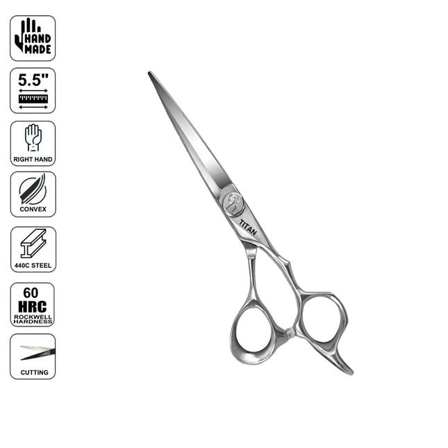 Professional Japanese 440C Hair Cutting Shears - Hitachi - 5.5" BUYBARBER.COM