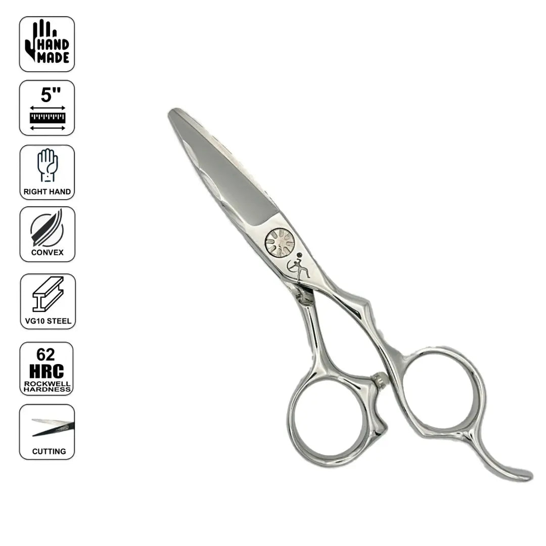 Professional Japanese 5.5" Hair Cutting Shears | Hand Made | VG10 Steel - BUYBARBER.COM