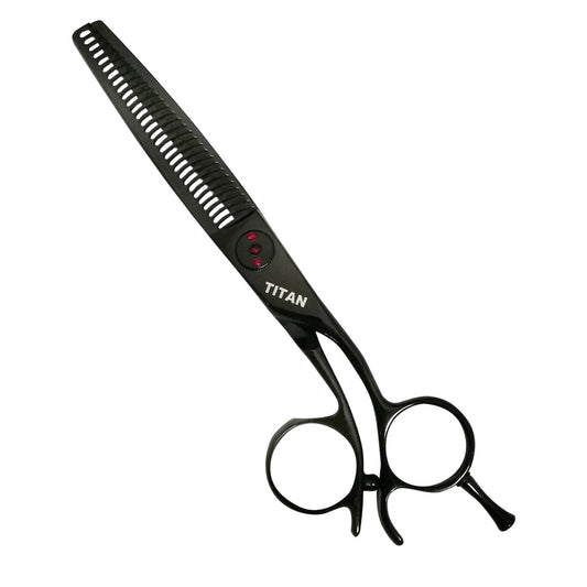 Professional Japanese Black Hair Thinning Shears | Hand Made | 6 Inch | 440C