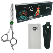 Professional Japanese Hair Thinning Shears | Handmade | 6 Inch | SUS440C Steel - BUYBARBER.COM