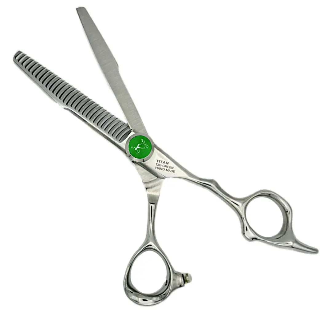Professional Japanese Hair Thinning Shears | Handmade | 6 Inch | SUS440C Steel - BUYBARBER.COM