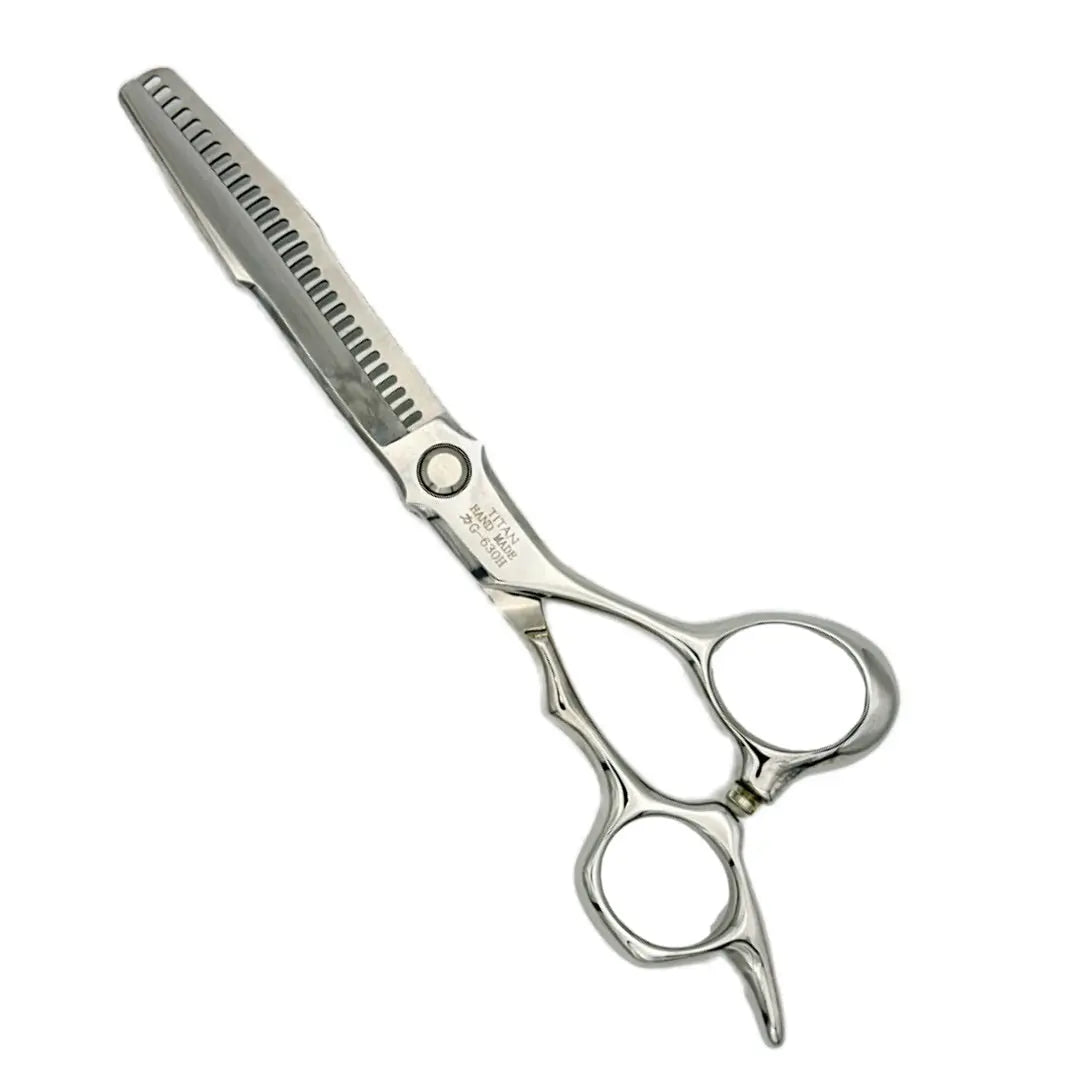 Professional Japanese Hair Thinning Shears | Handmade | 6 Inch | SUS440C Steel - BUYBARBER.COM