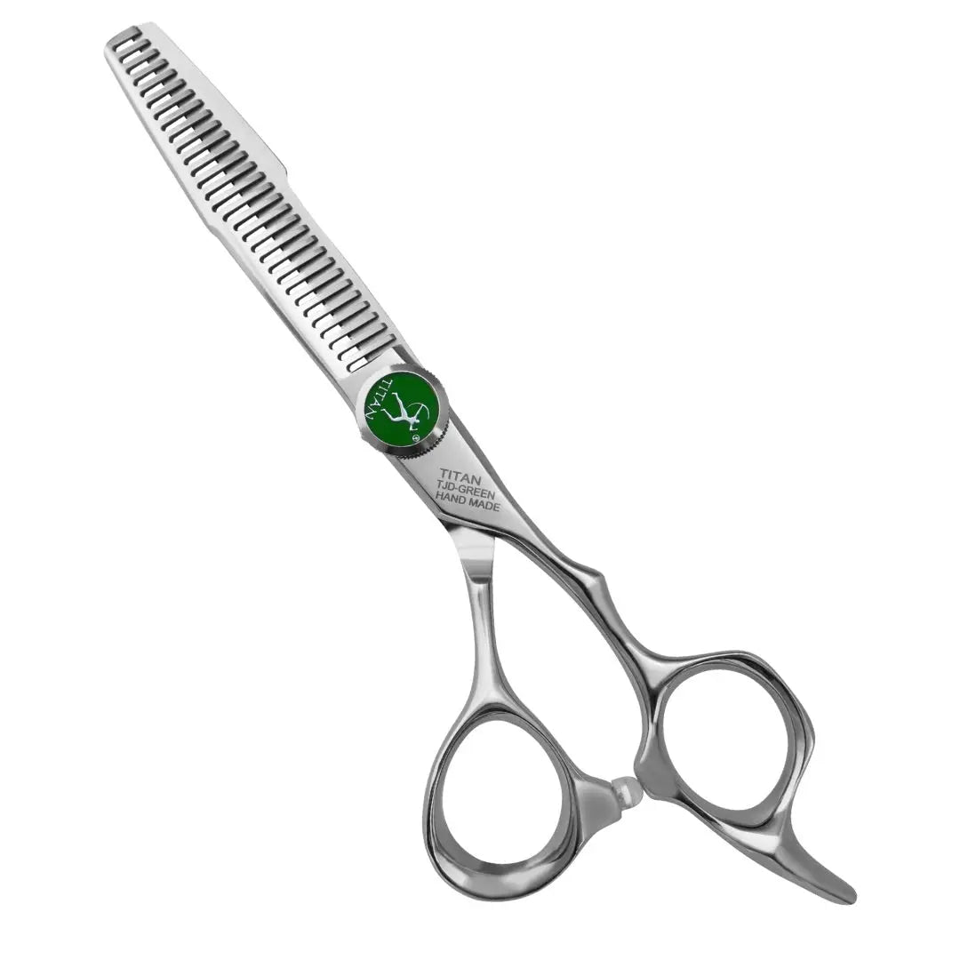 Professional Japanese Hair Thinning Shears | Handmade | 6 Inch | SUS440C Steel - BUYBARBER.COM