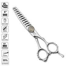 Handmade Japan VG10 Thinning Shears (6”) – Gold Knob - BUYBARBER.COM