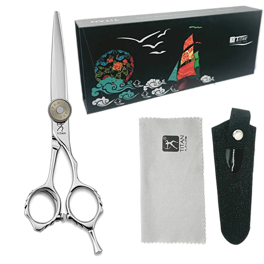 Handmade Japan VG10 Cutting Shears (6”) – Gold Knob - BUYBARBER.COM