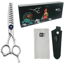 Handmade Japan VG10 Thinning Shears (6”) –Royal Blue - BUYBARBER.COM