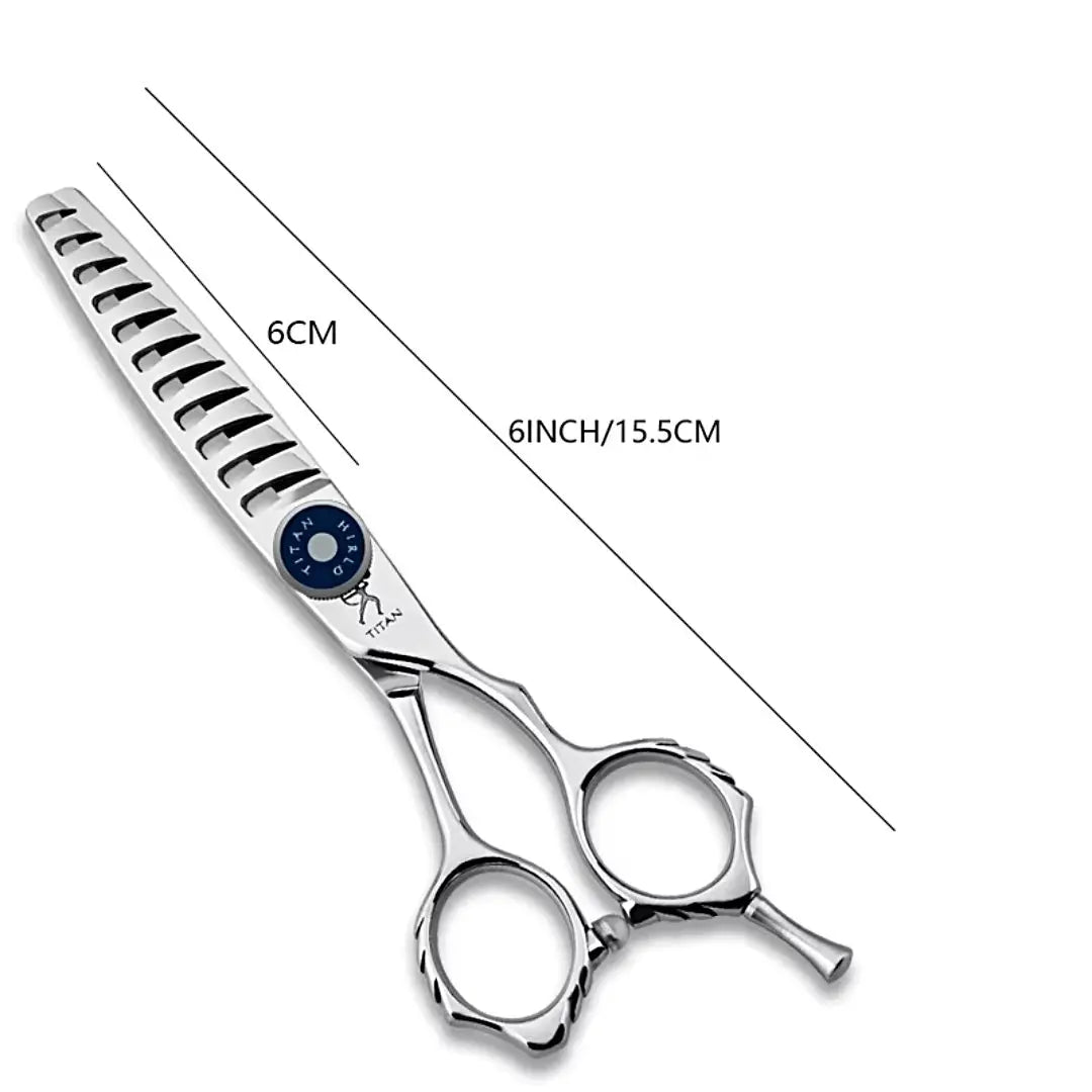 Handmade Japan VG10 Thinning Shears (6”) –Royal Blue - BUYBARBER.COM