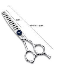 Handmade Japan VG10 Thinning Shears (6”) –Royal Blue - BUYBARBER.COM