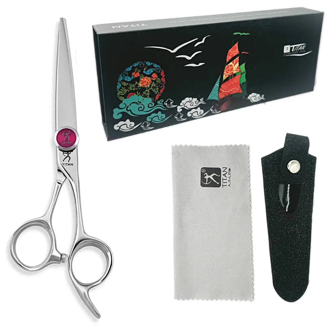 Handmade Japan VG10 Cutting Shears (6”) – Laser Red - BUYBARBER.COM