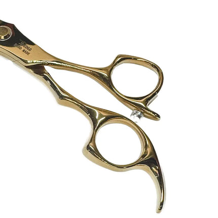 Professional Japanese 6" Gold Hair Cutting Shears – Hand Made 440C - BUYBARBER.COM