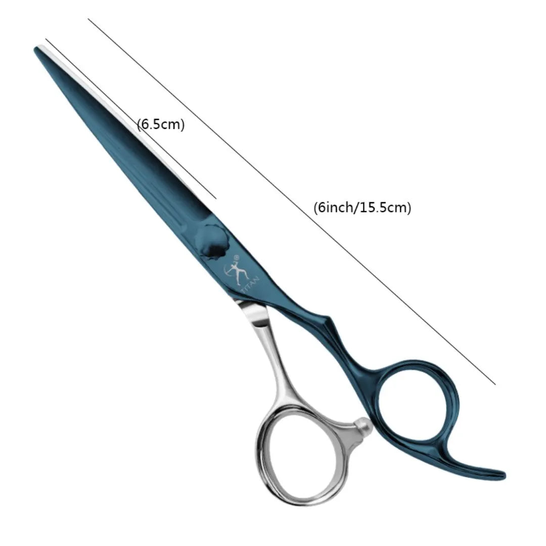 Handmade Japan VG10 6" Cutting Shears | Blue Laser - BUYBARBER.COM