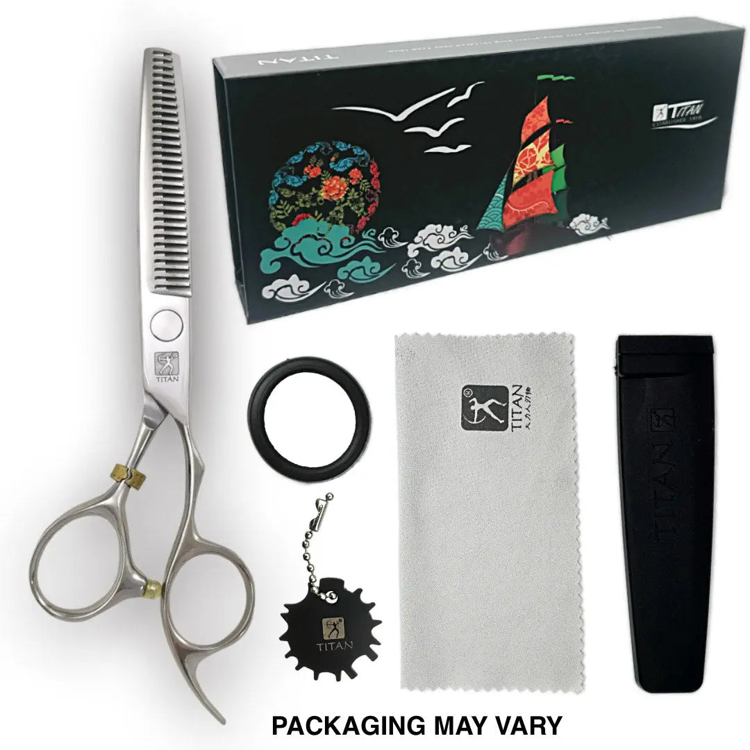 Professional Japanese Hair Thinning Shears | Hand Made | 7 Inch | 440C - BUYBARBER.COM