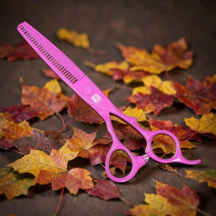 Pink Japanese Hair Cutting Shears 6 Inch – Handmade 440C BUYBARBER.COM