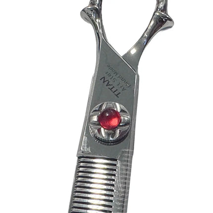 Titan 5 Star Japanese Hair Thinning Shears 7 Inch – 440C BUYBARBER.COM
