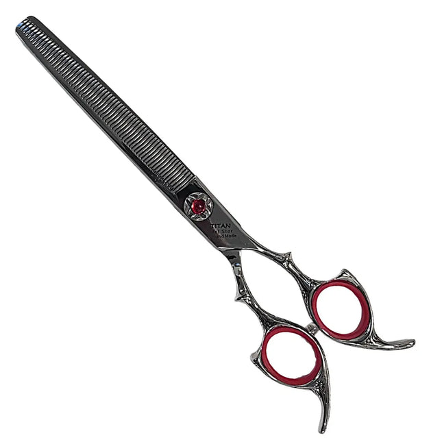 Titan 5 Star Japanese Hair Thinning Shears 7 Inch – 440C BUYBARBER.COM