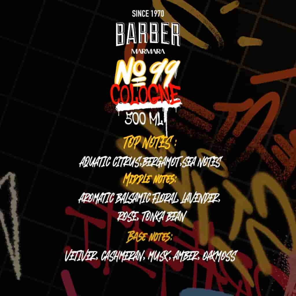 Marmara Barber No.99 Limited Edition Eau de Cologne 500ml - BUYBARBER.COM