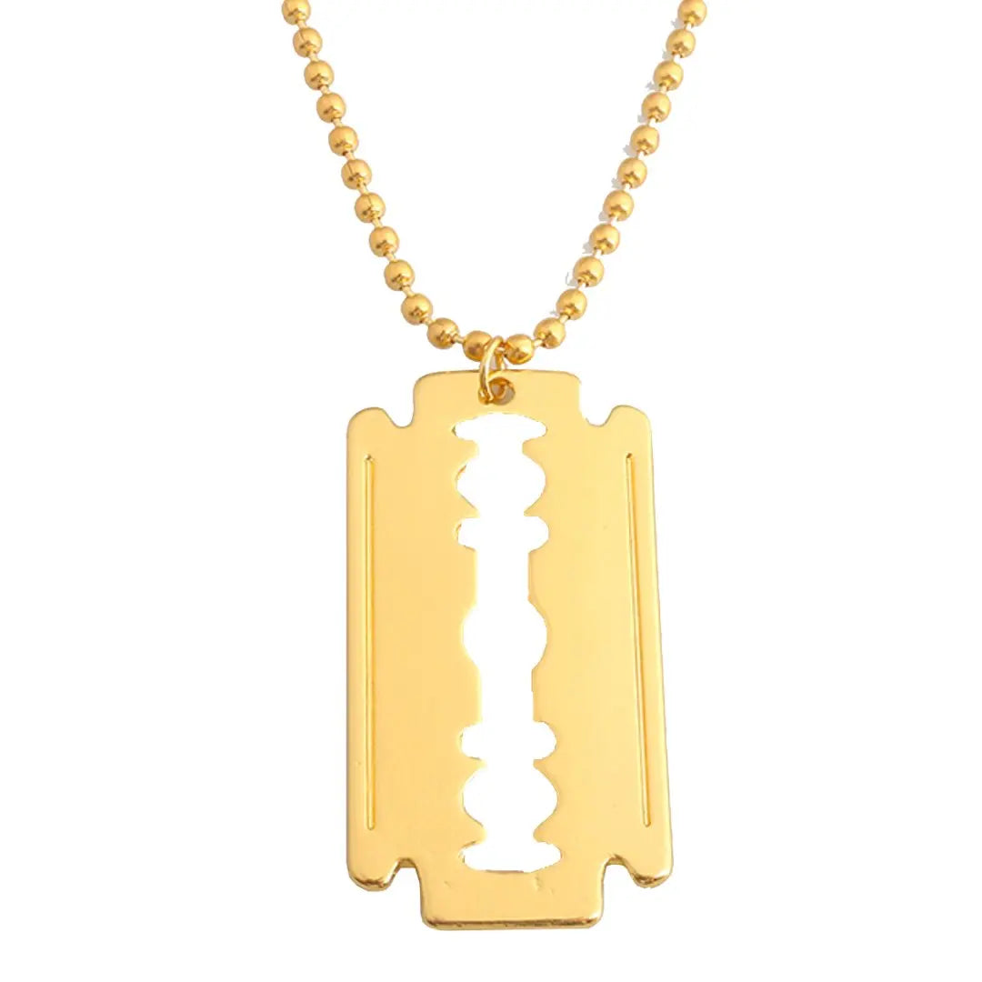 Gold Barber Blade Neckless - BUYBARBER.COM