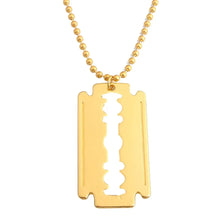 Gold Barber Blade Neckless - BUYBARBER.COM