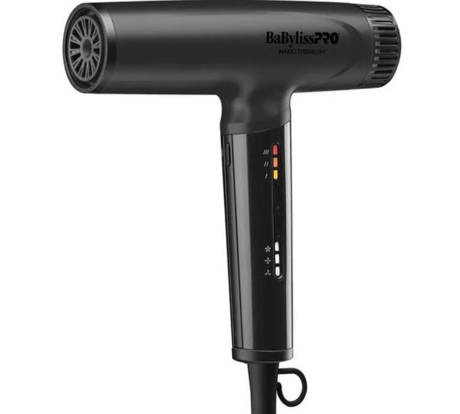 BaBylissPRO Nano Titanium Matte Black Light Ionic High-Speed Dryer BaByliss
