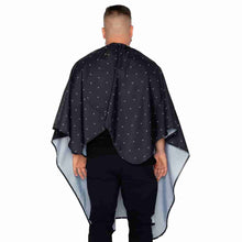 Barber Strong Shield Barber Cutting Cape - Black/White - BUYBARBER.COM