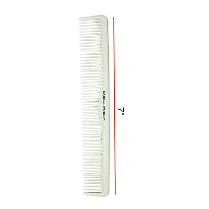 Barber Works Styling Comb | Hybrid Ceramic | 7" - BUYBARBER.COM