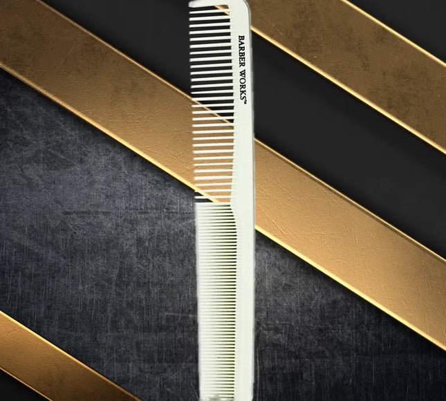 Barber Works Narrow Styling Comb | Hybrid Ceramic | 7" - BUYBARBER.COM