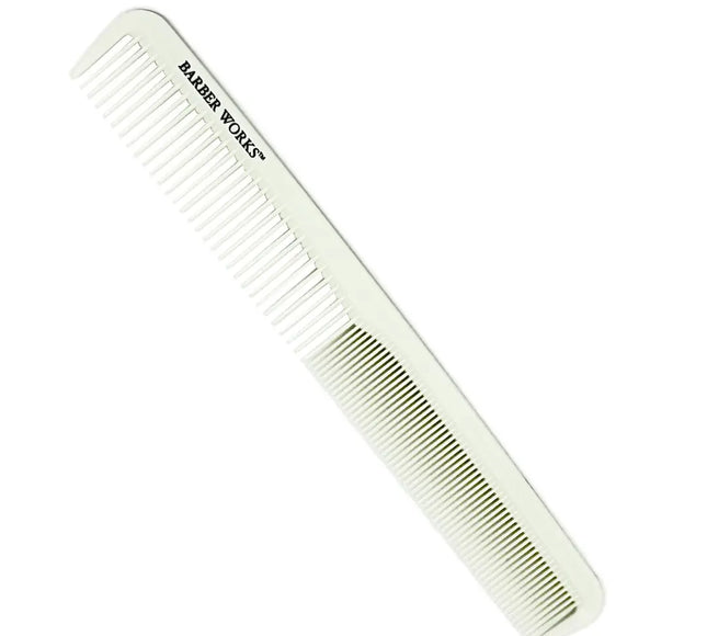 Barber Works Narrow Styling Comb | Hybrid Ceramic | 7" - BUYBARBER.COM