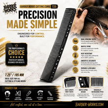 Barber Works Cutting Comb 725 Barber Works