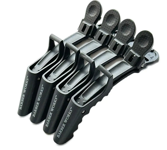 Barber Works Premium Hair Croc Clips 4-Pack - BUYBARBER.COM