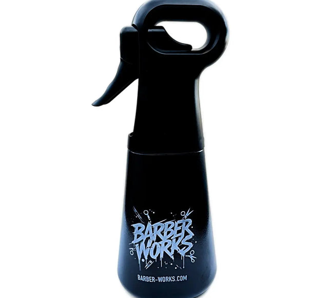 Barber Works Continuous Mist Sprayer – 300ml Black | Premium Quality - BUYBARBER.COM