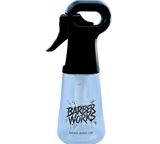 Barber Works Continuous Mist Sprayer – 300ml Clear | Premium Quality - BUYBARBER.COM