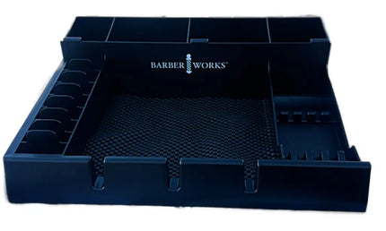 BARBER WORKS Barber Station Organizer - Professional Tool Storage - BUYBARBER.COM