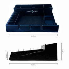BARBER WORKS Barber Station Organizer - Professional Tool Storage - BUYBARBER.COM