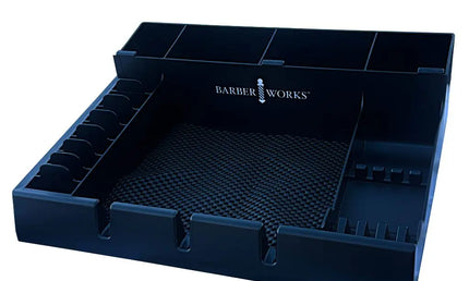 BARBER WORKS Barber Station Organizer - Professional Tool Storage - BUYBARBER.COM