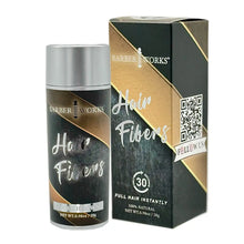 Barber Works Hair Fibers (28g) - Dark Brown | Instant Thicker Look for Men & Women Barber Works