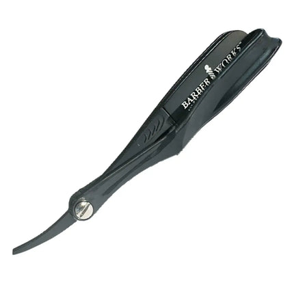 Barber Works Professional Razor Holder – Ultra 3mm Exposed | Superior Grip & Safety Hinge Design Barber Works