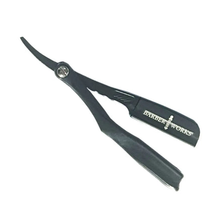 Barber Works Professional Razor Holder – Ultra 3mm Exposed | Superior Grip & Safety Hinge Design Barber Works