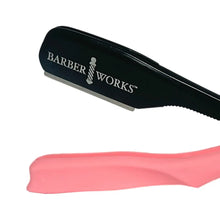 Barber Works Professional Razor Holder – Micro Exposed 0.5mm Blade, 8 Colors - BUYBARBER.COM