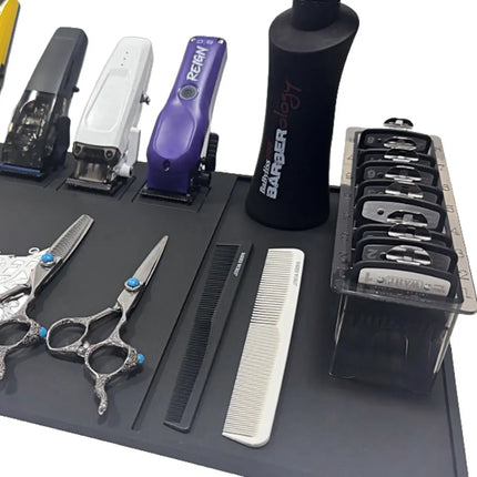 Barber Works Professional Magnetic Barber Workstation Mat Barber Works