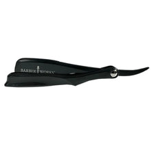 Barber Works Professional Razor Holder – Micro Exposed 0.5mm Blade in Black