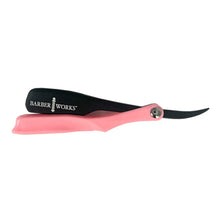 Barber Works Professional Razor Holder – Micro Exposed 0.5mm Blade in Bubble Gum Pink