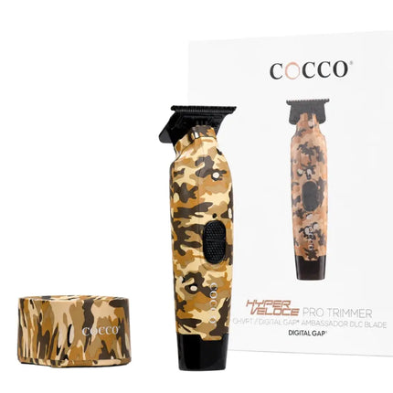 COCCO Hyper Veloce Pro Trimmer (Camo) – Professional Cordless Hair Trimmer cocco