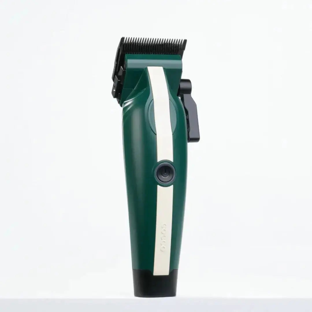 COCCO Veloce Lite Clipper (Green/White) 7000 RPM Green hair clipper on a white background