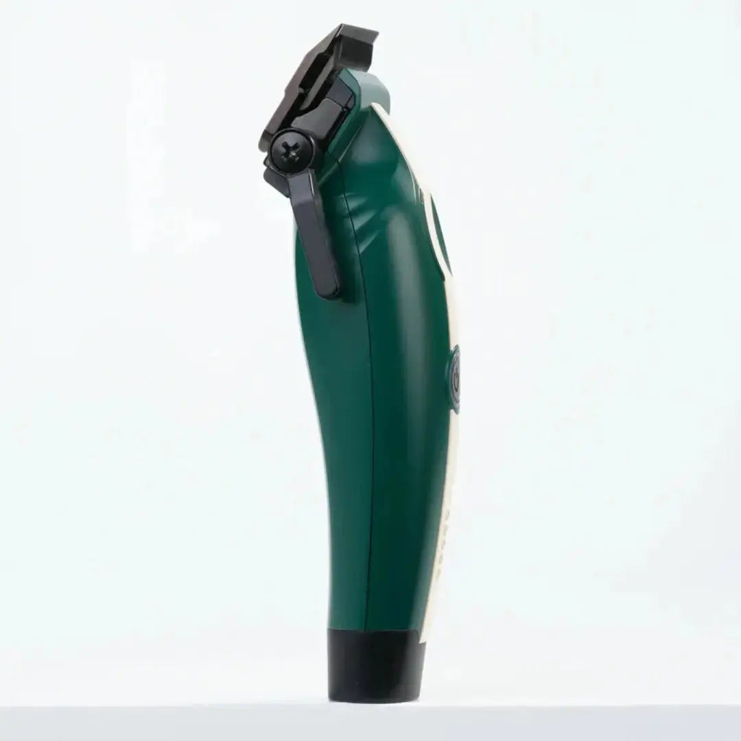 COCCO Veloce Lite Clipper (Green/White) 7000 RPM Green and black hair trimmer on a white background