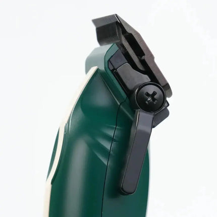 COCCO Veloce Lite Clipper (Green/White) 7000 RPM Close-up of a green and black tool on a white background
