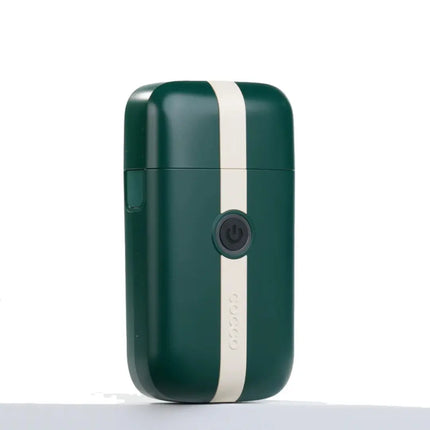 COCCO Veloce Lite Shaver (Green/White) Dual Foil electronic device on a white background