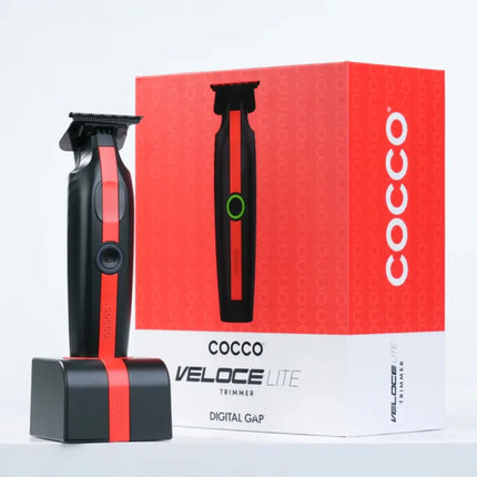 Cocco Veloce Lite trimmer with packaging on a white background