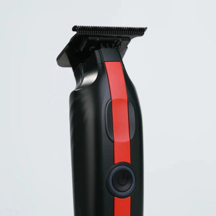 COCCO VELOCE LIGHT TRIMMER
BLACK/RED hair trimmer on a light gray background