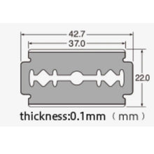 Feather Hi-Stainless Platinum Double-Edge Razor Blades | 200 ct Feather